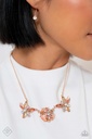 Rose Gold Jewelry Set with Champagne and Multi Colored Gems - Fashion Fix - Soft-Hearted