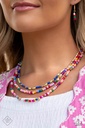 Floral and Beaded Jewelry Set - Fashion Fix - Multicolored Mashup