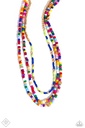 Floral and Beaded Jewelry Set - Fashion Fix - Multicolored Mashup