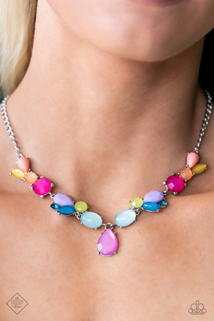 Multi Color Jewelry Set in Silver - Fashion Fix - Puzzled Entertainment