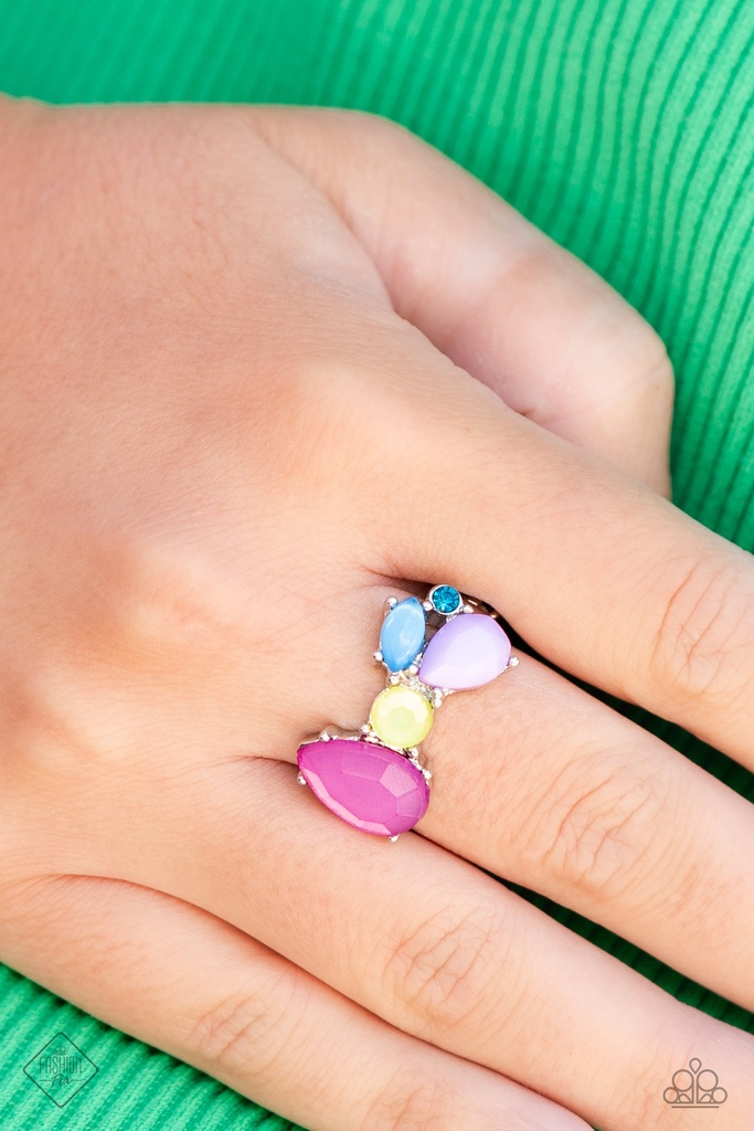 Multi Color Jewelry Set in Silver - Fashion Fix - Puzzled Entertainment