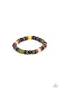 Stretch Bracelet with Multi Color Stone Beads  - Durango Drifter