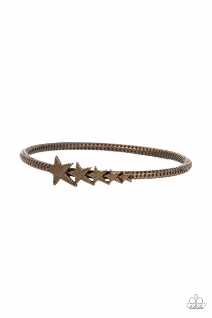 Star Bracelet Brass Bangle - Astrological A-Lister