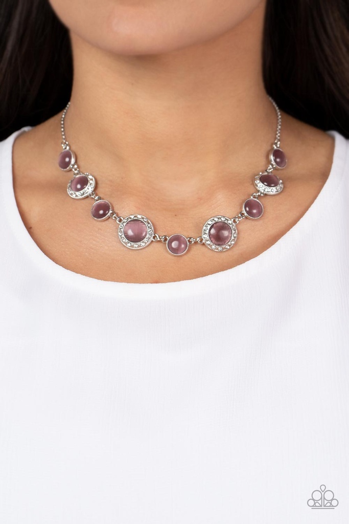 Purple Moonstone Necklace - Too Good to BEAM True