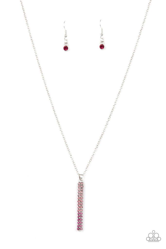 Pink Pendulum Necklace - Tower Of Transcendence