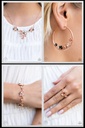 Rose Gold Jewelry Set with Crystals - Fashion Fix - Captivated