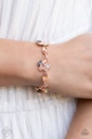 Rose Gold Bracelet with Crystals - Colorful Captivation