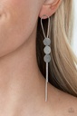 Long Earrings with Silver Post  - Bolo Beam