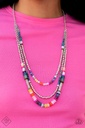 Layered Necklace Beaded Rainbow - Newly Neverland