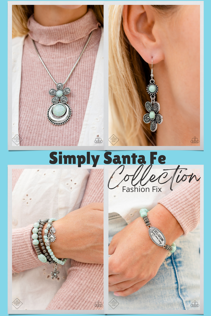 Simply Santa Fe - Fashion Fix Free Spirited Light Blue Set