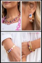 Floral and Beaded Jewelry Set - Fashion Fix - Multicolored Mashup