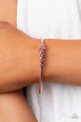 [400] Star Bracelet Copper Bangle - Astrological A-Lister